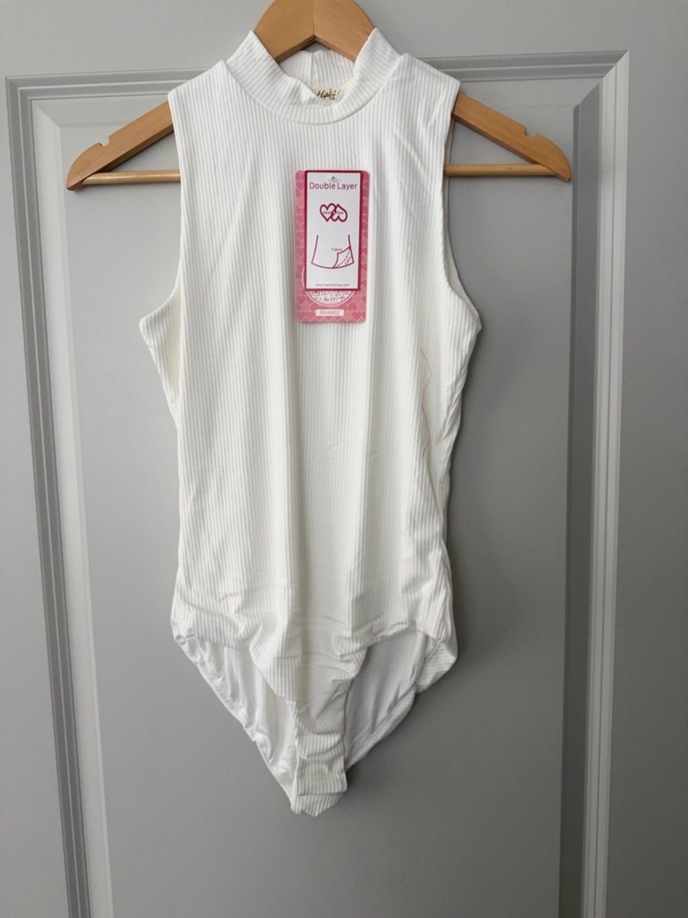 Heart & Hips Light Blue Straight Leg Jeans - Picture 2 of 3